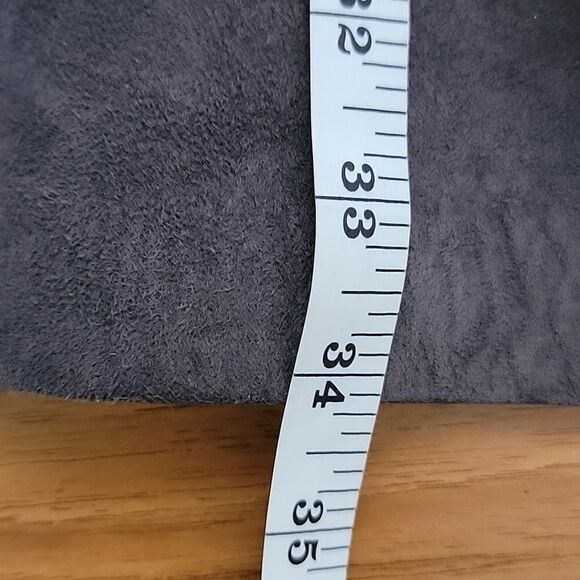 Vintage 70s suede Jacket with mink collar Size S - Picture 13 of 13